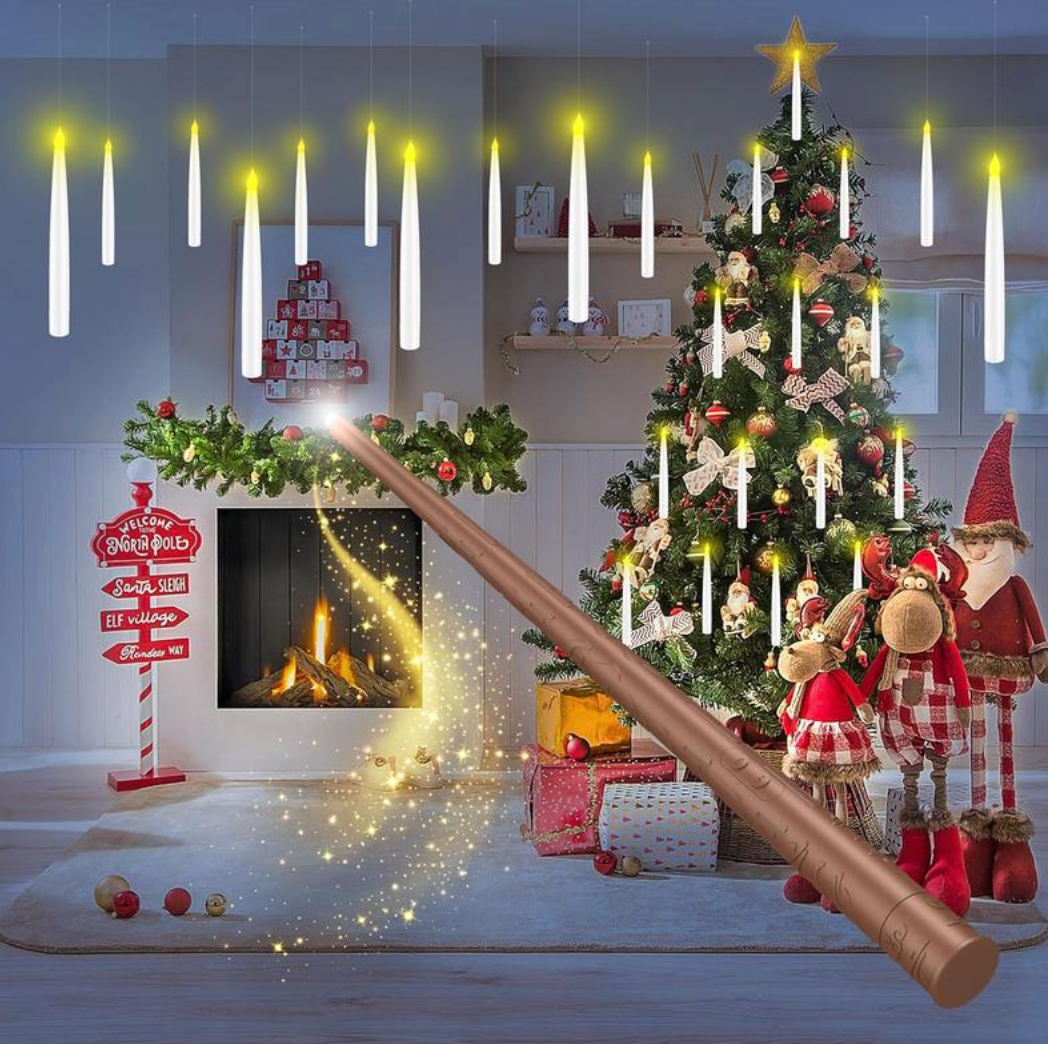 Flameless Candles with Magic Wand Remote