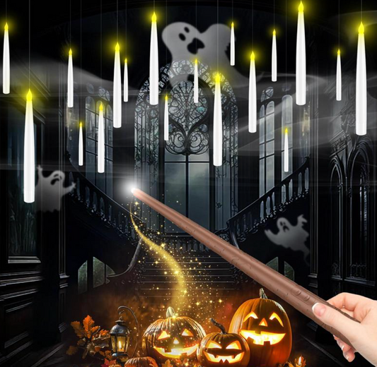 Flameless Candles with Magic Wand Remote