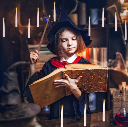 Flameless Candles with Magic Wand Remote